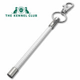 Official Kennel Club White Cord NOTCH Tale with stainless steel ends