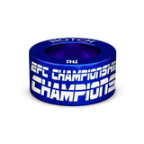 LUFC EFL Championship Champions 2025 Notch & Leeds United Bracelet (Blue with Brass Clasp)