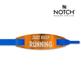 Badass Mother Runner JUST KEEP RUNNING NOTCH Lace Tag