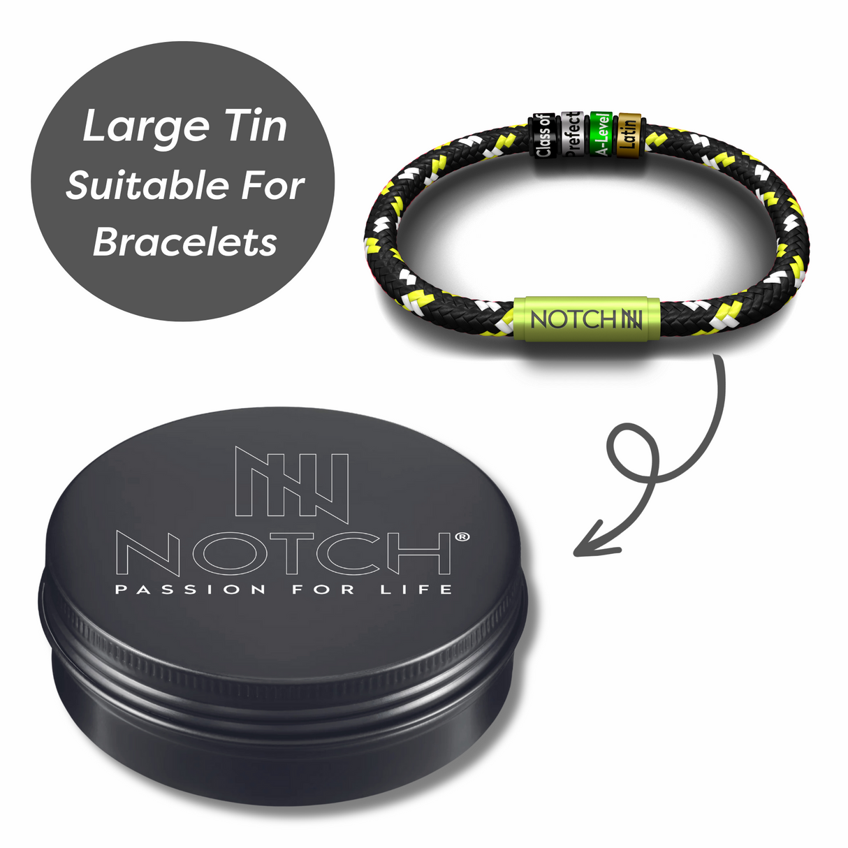 Large Notch Branded Presentation Tin