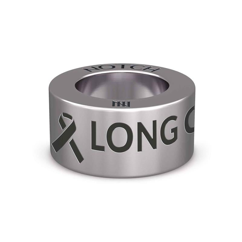 Long Covid Support Awareness Ribbon NOTCH Charm