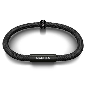 NUFC EFL Cup Final Notch & Magpies Bracelet (Black)