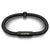 NUFC EFL Cup Winners Notch & Magpies Bracelet (Black)