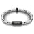 NUFC EFL Cup Winners Notch & Magpies Bracelet (Sleek Silver)