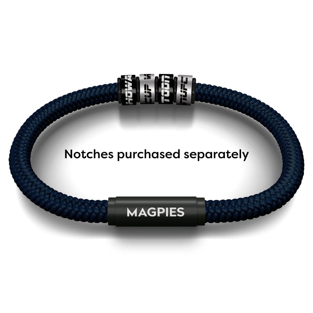 Magpies NOTCH Bracelet (Black)