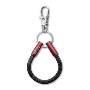 Medical ID Black Cord NOTCH Loop with Red Ends