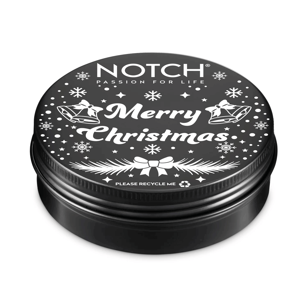 Large Merry Christmas Tin