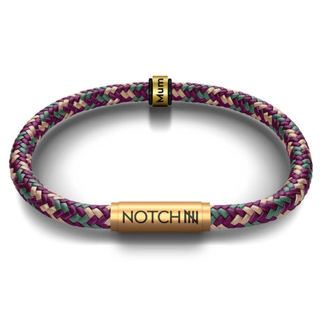 MUM BRACELET PLUS ONE NOTCH CHARM