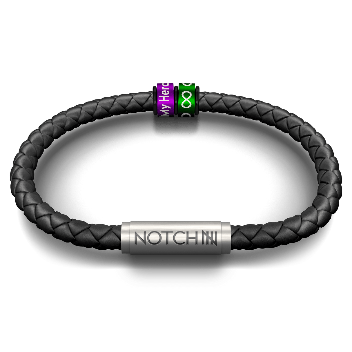 DAD BRACELET PLUS TWO NOTCH CHARMS