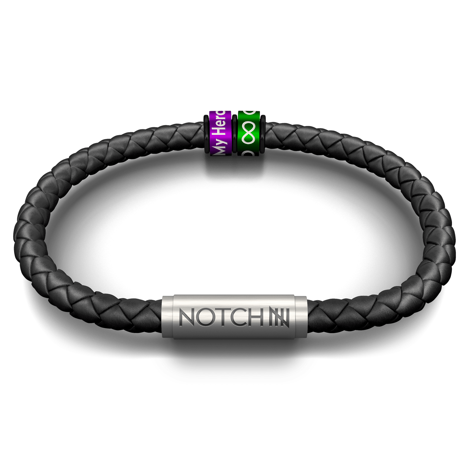 DAD BRACELET PLUS TWO NOTCH CHARMS