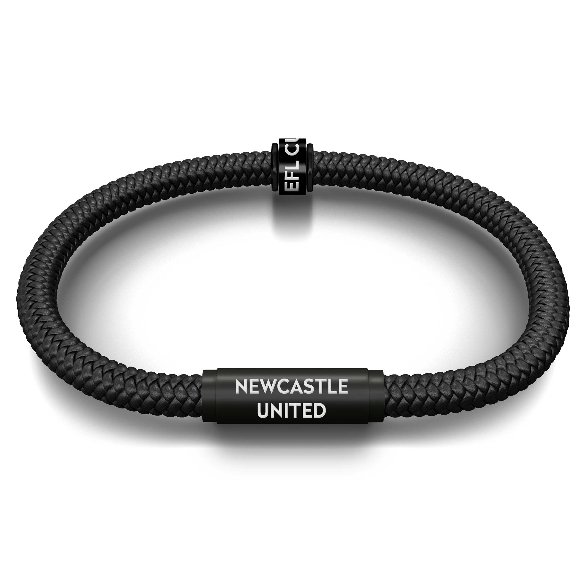 NUFC EFL Cup Final Notch & Newcastle United Bracelet (Black)