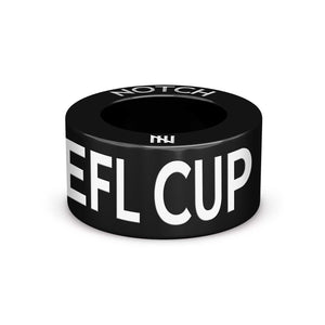 NUFC EFL Cup Winners Notch & Newcastle United Bracelet (Sleek Silver)