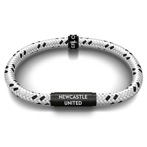 NUFC EFL Cup Winners Notch & Newcastle United Bracelet (Sleek Silver)