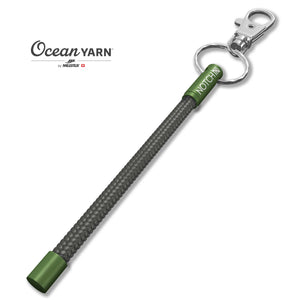 Sustainable OceanYarn NOTCH Tale - Orca with green aluminium ends