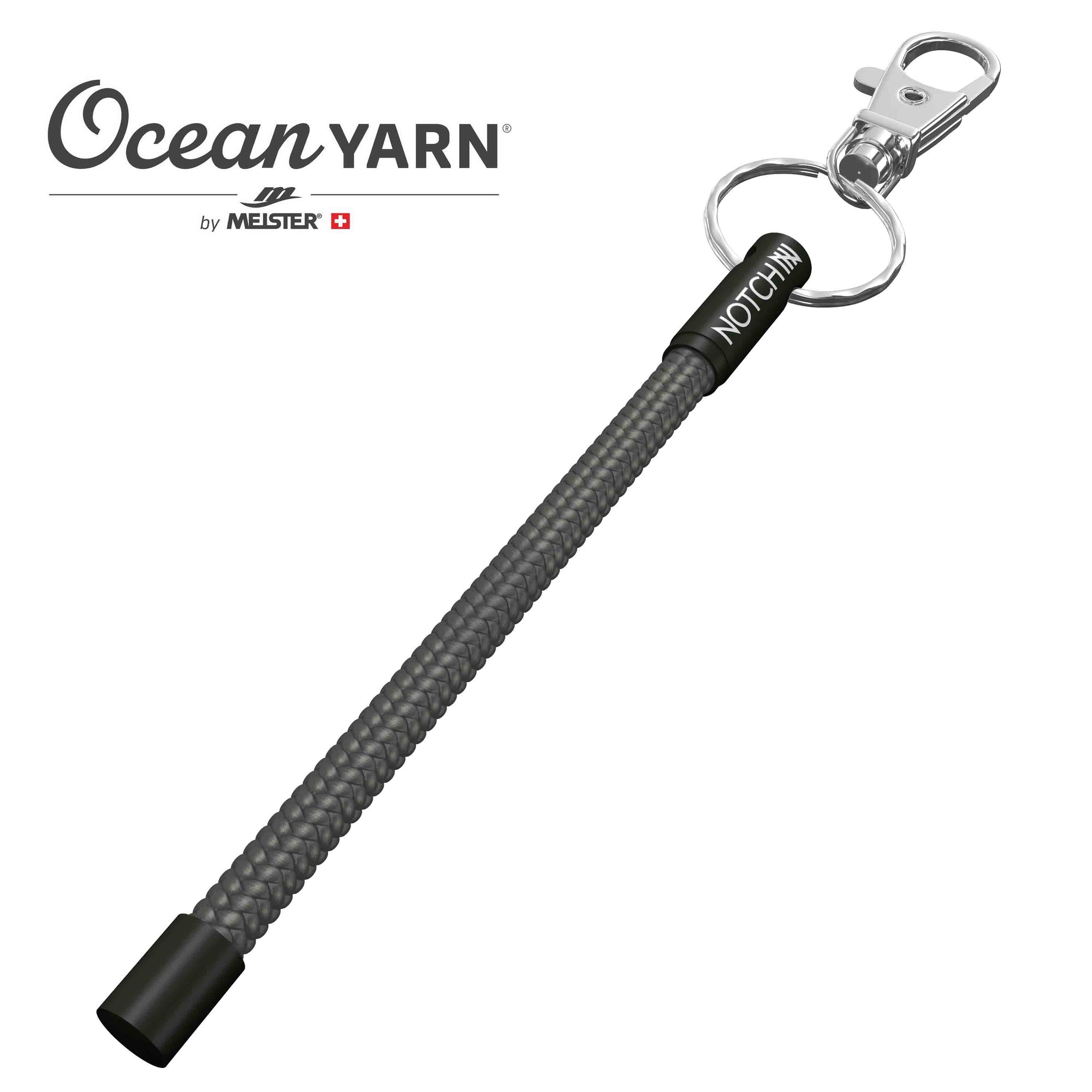 Sustainable OceanYarn NOTCH Tale - Orca with black aluminium ends
