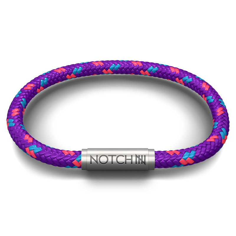 Popping Purple Cord NOTCH Bracelet