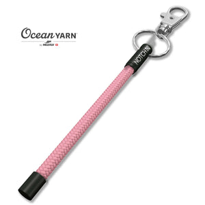 Sustainable OceanYarn NOTCH Tale - Powder Pink with black aluminium ends