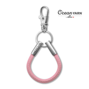 Sustainable OceanYarn NOTCH Loop - Powder Pink with stainless steel ends