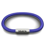 Royal Navy Cord NOTCH Bracelet - Navy Blue with SSAFA Clasp