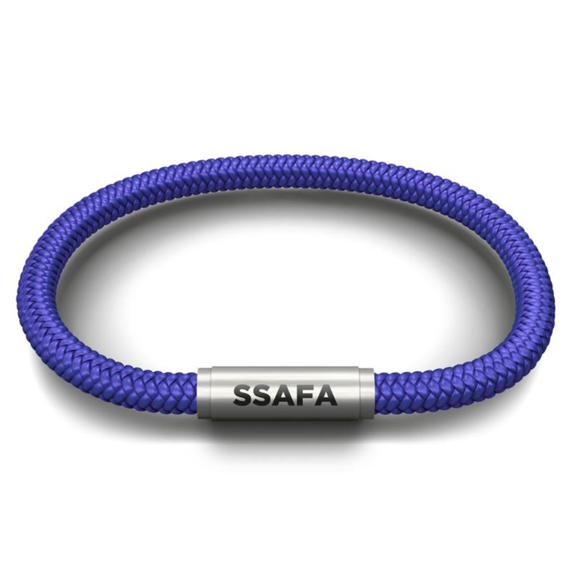 Royal Navy Cord NOTCH Bracelet - Navy Blue with SSAFA Clasp