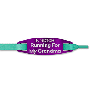 Running For Grandma NOTCH Lace Tag