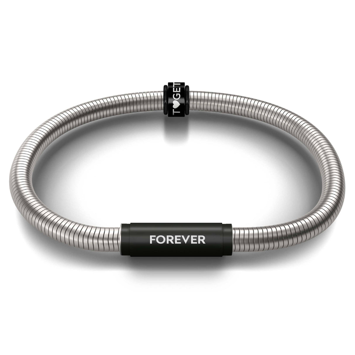 Black Together Notch & Special Edition Forever Bracelet - Signature with Black Clasp