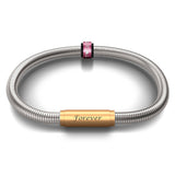 Pink Together Notch & Special Edition Forever Bracelet - Signature with Brass Clasp