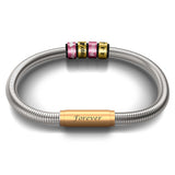 Pink Together Notch & Special Edition Forever Bracelet - Signature with Brass Clasp