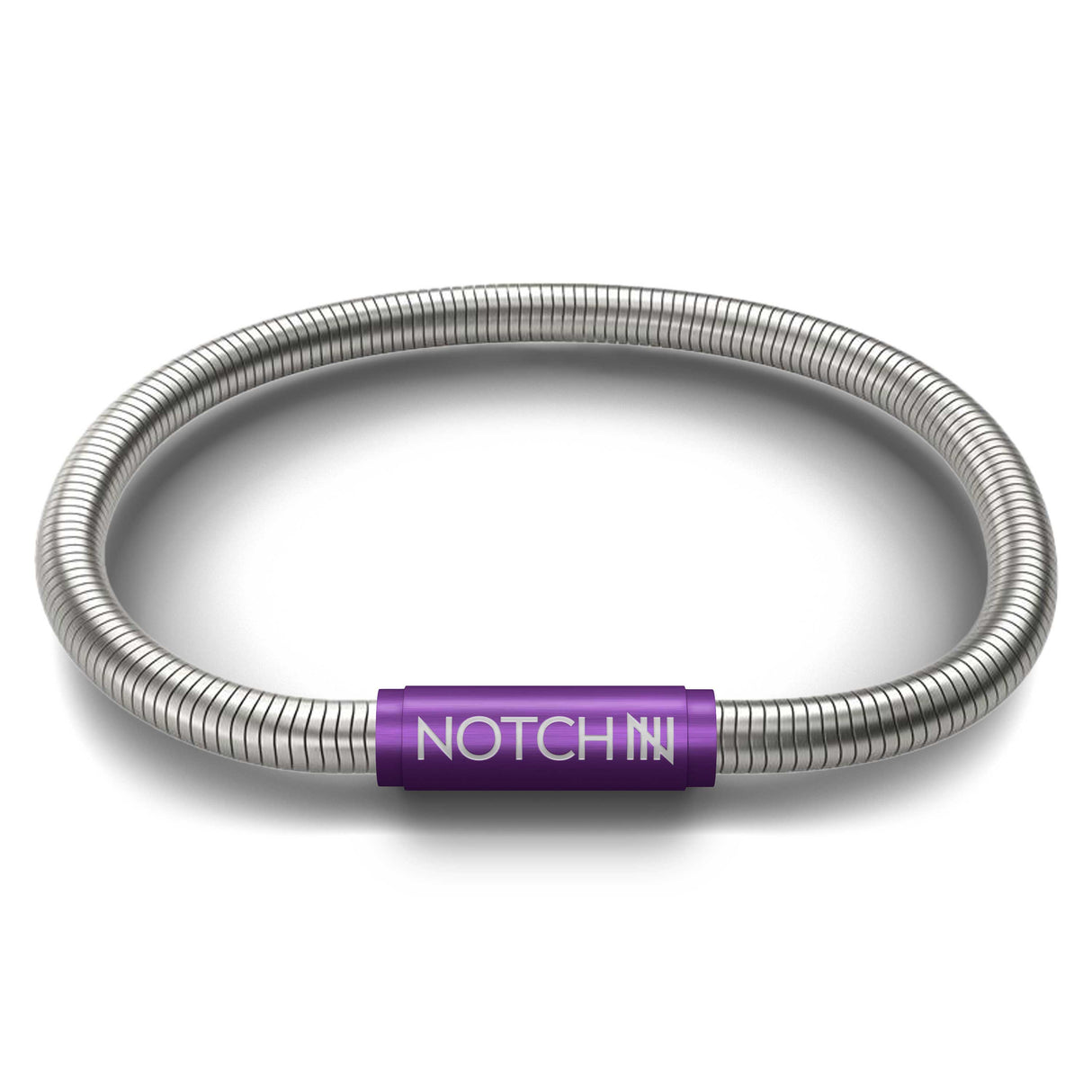 Signature NOTCH Bracelet with Purple Clasp