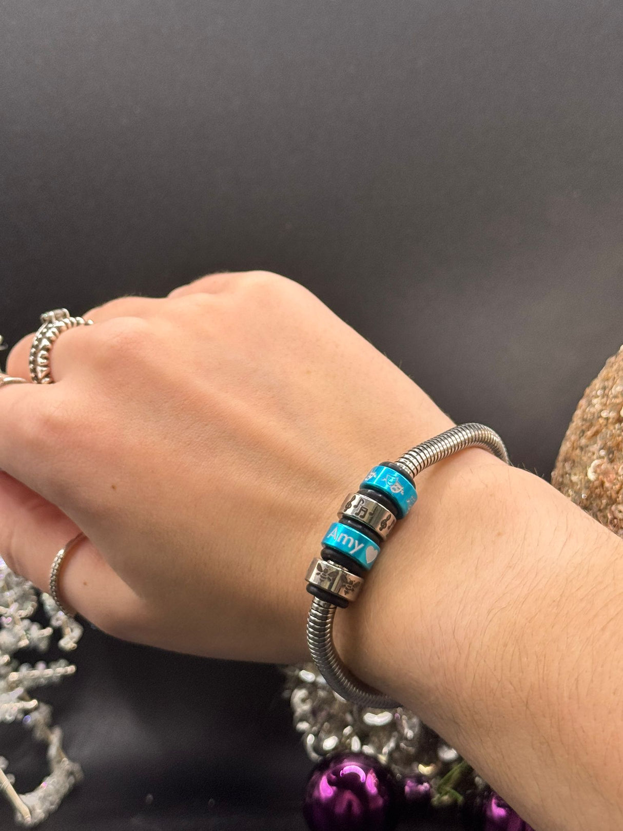 Signature NOTCH Bracelet with Black Clasp