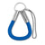 Blue Cord Loop Phone Dangler with stainless steel ends