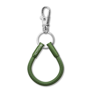 Green Cord NOTCH Loop with green aluminium ends