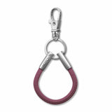 Solid Plum Cord NOTCH Loop with stainless steel ends