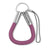 Plum Cord Loop Phone Dangler with stainless steel ends