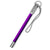 Purple Cord Tale Phone Dangler with stainless steel ends