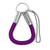 Purple Cord Loop Phone Dangler with stainless steel ends