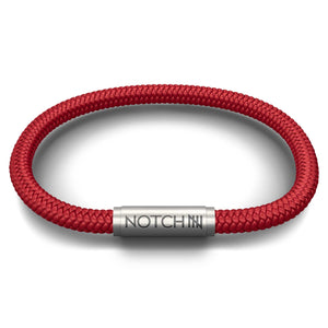 Solid Red Cord NOTCH Bracelet