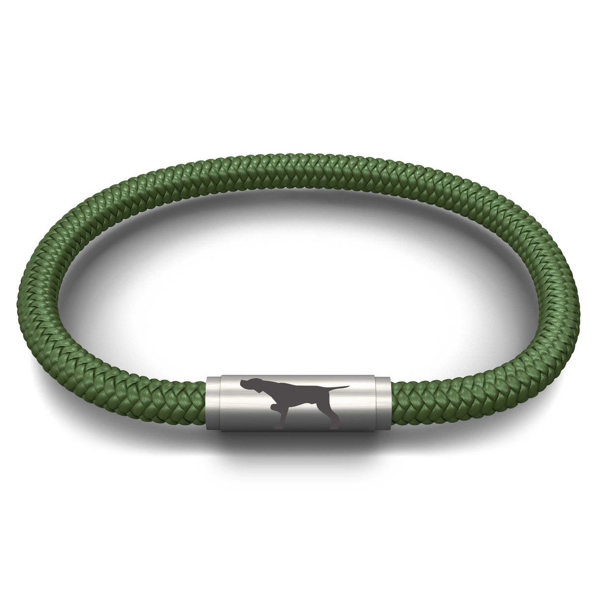 The Pointer Club Solid Green NOTCH Bracelet