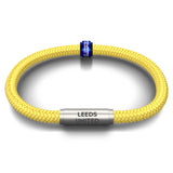 LUFC EFL Championship Champions 2025 Notch & Leeds United Bracelet (Yellow)
