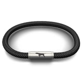 The Pointer Club Solid Black NOTCH Bracelet