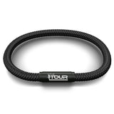 The Tour Black Cord NOTCH Bracelet