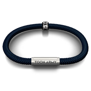 NUFC Trophy Cabinet Notch & Toon Army Bracelet (Black)