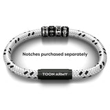 Toon Army NOTCH Bracelet (Sleek Silver)