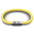 This Woman Runs Solid Yellow Cord NOTCH Bracelet with Stainless Steel Clasp