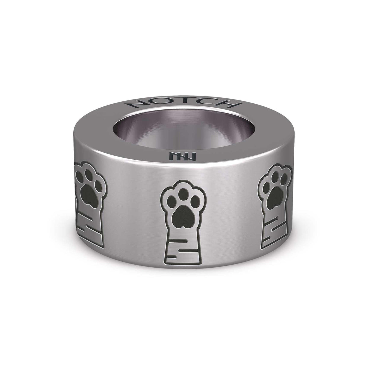 Paw Prints Tabby Cat NOTCH Charm
