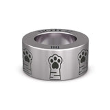 Paw Prints Tabby Cat NOTCH Charm