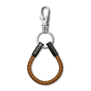 Tan Leather NOTCH Loop with black ends