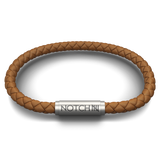 Premium Tan Leather NOTCH Bracelet