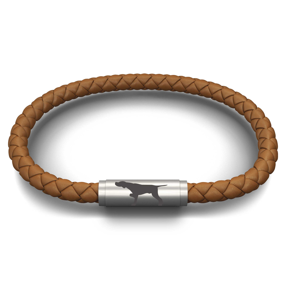The Pointer Club Tan Leather NOTCH Bracelet