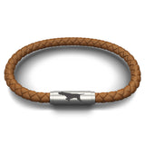 The Pointer Club Tan Leather NOTCH Bracelet